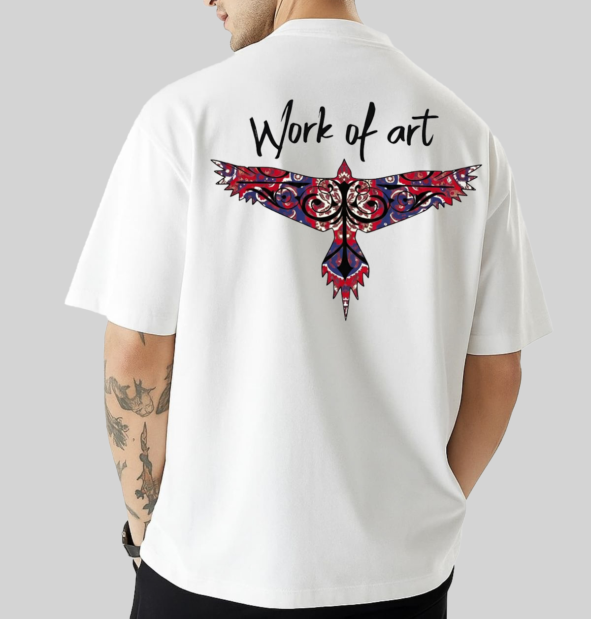 Men's Stylish Premium Drop Shoulder - White Code: 12910