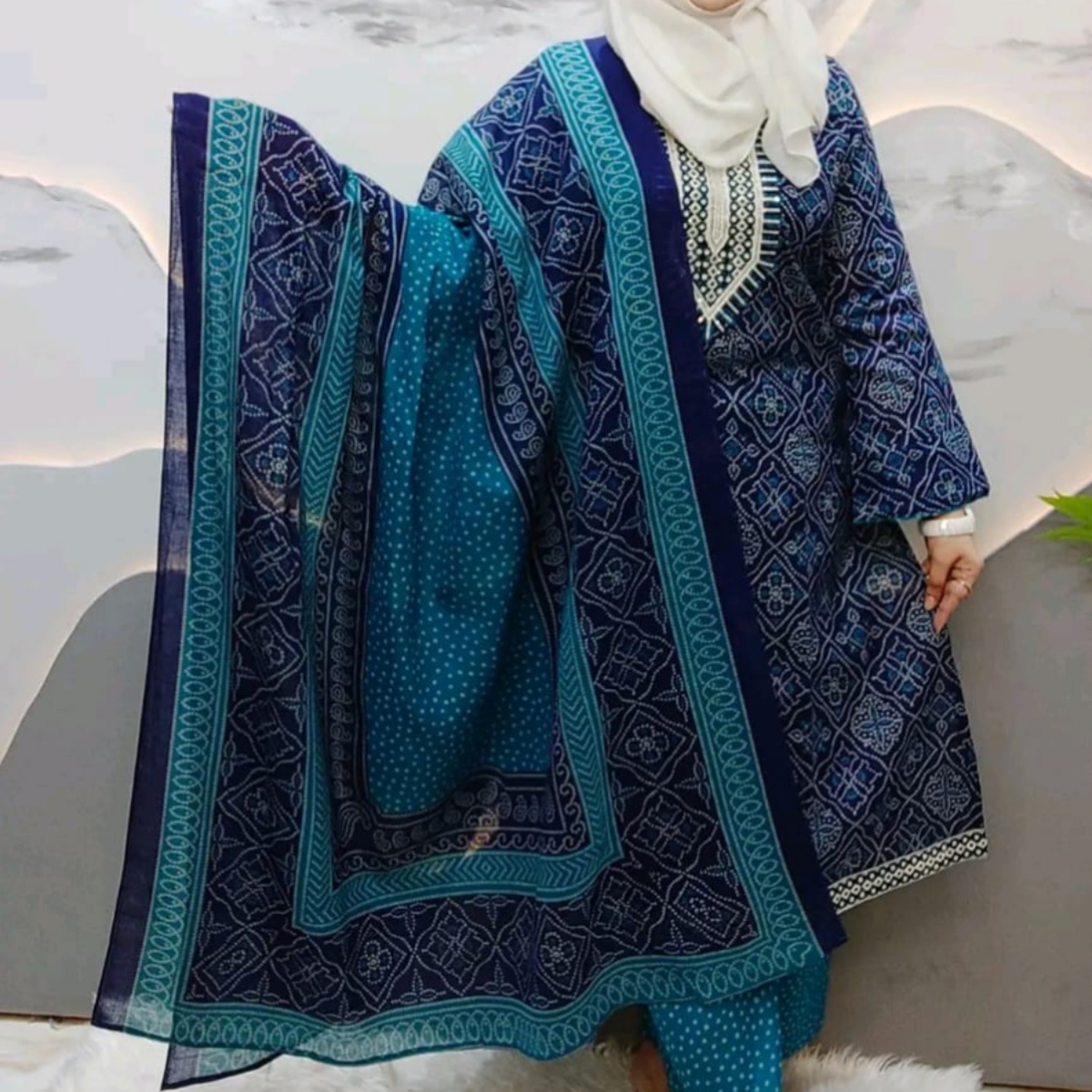 Premium Joypuri Karchupi 3-piece  Code: 12565